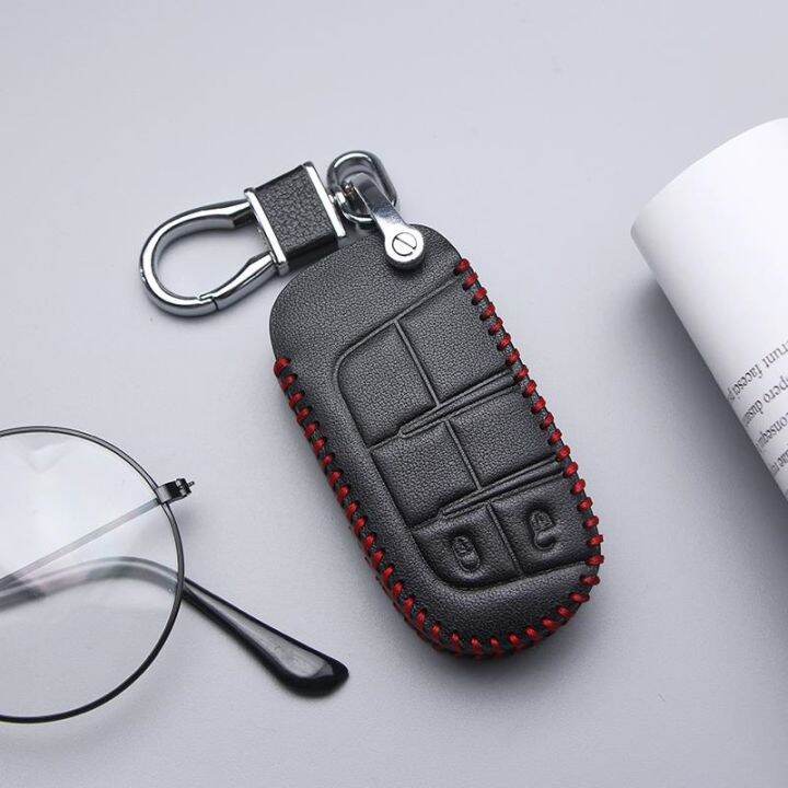 dfthrghd-leather-car-key-case-cover-for-fiat-punto-bravo-palio-linea-freemont-abarth-anti-wear-protective-key-shell-ring-car-accessories