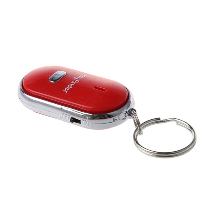 2pcs-whistle-lost-key-finder-flashing-beeping-locator-remote-keychain-led-ring