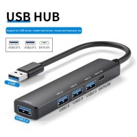 4-in-1 Type-C/USB Hub Multi Splitter Port Aluminum Alloy Portable Hub Splitter Adapter High-speed for Apple Macbook Huawei USB Hubs