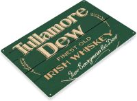 Tinworld TIN Sign C356 Tullamore Dew Rustic Retro Bar Pub Beer Brewery Sign Cottage Cave