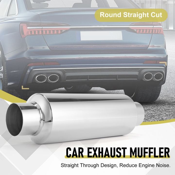 car-exhaust-muffler-2-5-inch-inlet-stainless-steel-universal-resonator-12-inch-long-performance-muffler