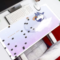 My Neighbor TOTORO Cartoon Mouse pad Gaming Accessories Mousepads Computer Large 900x400 Mousepad Gamer Rubber Carpet With Backlit Play CS GO Desk Mat Locking Edge