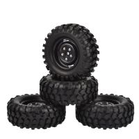 4 pcs 96 มม. 1.9 นิ้วยางยาง/ยางและล้อสำหรับ Axial SCX10 D90 Tamiya CC01 1:10 RC Rock Crawler รถ