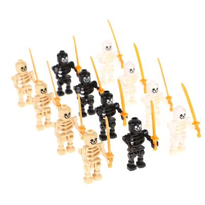 【CW】 Hot sale 4pcs Skeleton (Straight Arms / Swivel Arms) Pirates Castle Building Block