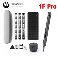 Wowstick 1F + Pro 64 In 1ไดรเวอร์ไขควงไฟฟ้าไร้สายแบตเตอรี่ลิเธียมไอออนชุดขันสกรูไฟ LED