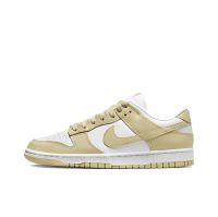 【พร้อมส่งของแท้?/ รุ่นนี่ใส่ตรงไซส NIKE Dunk Low Team Gold แฟชั่น รองเท้ากีฬา（สินค้าพร้อมกล่อง อุปกรณ์ครบ จัดส่งฟรี）