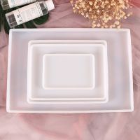 Rectangle Silicone Casting Epoxy Molds For DIY Resin Tray Coaster Jewelry Findings Tools Uv Epoxy Mould Handmade Artcraft Making