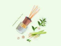 ก้านไม้หอมปรับอากาศ aromadiffuser the Grass กลิ่นตะไคร้ ขนาด 85 ml จำนวน 1 ขวด