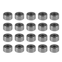 693RS 3mmx8mmx4mm Double Sealed Miniature Deep Groove Ball Bearing 20pcs