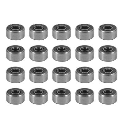 693RS 3mmx8mmx4mm Double Sealed Miniature Deep Groove Ball Bearing 20pcs