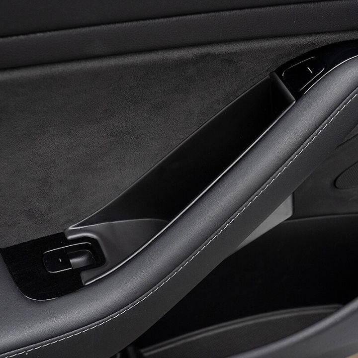 กล่องเก็บของที่เท้าแขนมือจับประตูรถยนต์ภายในอุปกรณ์เสริมสำหรับรถยนต์รุ่น3-y-2022กล่องจัดการที่ถือที่จับประตูภายในรถยนต์
