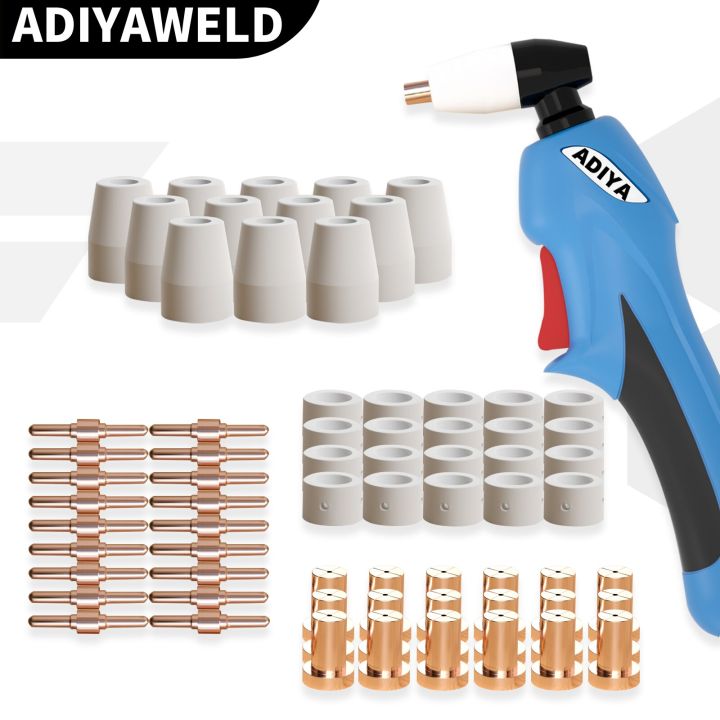 adiyaweld-65-100pcs-plasma-cutting-tip-electrode-amp-nozzle-kits-consumables-accessories-for-pt31-cut40-50-55-plasma-cutter-tools-welding-tools