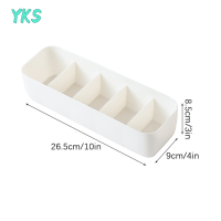 ?【Lowest price】YKS กล่องเก็บของกริด3/5 Desktop cosmetic Storage TRAY แต่งหน้าเสื้อผ้า Organizer