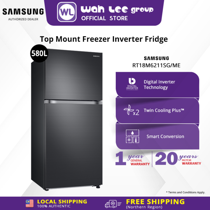 Samsung 580L Refrigerator Fridge Top Mount Freezer / Twin Cooling Plus™ / Flexzone / Gallon