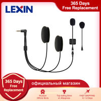 nd LEXIN Intercom Headset Accessories for LX-FT4 Helmet Speaker with Both Microphone, High Sound Quality Noise Cancellaction