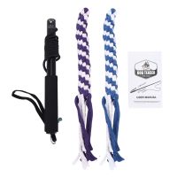 Flirt Pole Rope Tug Dog Toy, Braided Cotton Blend Rope Outdoor Interactive Toy for Pulling, Chasing, Chewing, Training