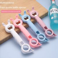 Multi-Purpose 4-in-1 Bottle Opener Beer Starter Bottle Opener Multi-Function Can Opener for Kitchen Accessories