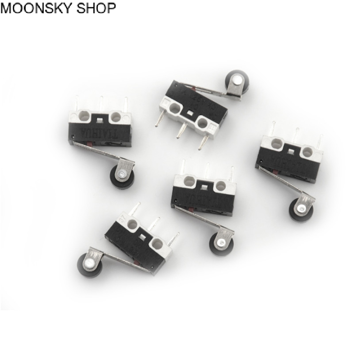 MOONSKY SHOP Xin 5Pcs New Ultra Mini Micro Switch Roller Lever Actuator ...