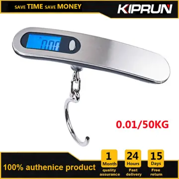 Ready stock] KIPRUN 40kg X 10g Mini Digital Scale for Fishing Luggage  Travel Weighting Steelyard Portable Electronic Hanging Hook Scale Hand  Scales