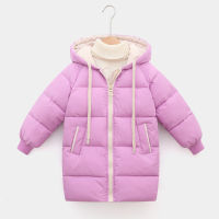 Toddler Baby Boys Girls Winter Coats Children Jackets Thick Long Kids Warm Outerwear Hooded Parka Snowsuit Overcoat Teen Clothes