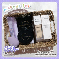 S009 แบรนด์แท้ เซ็ทเครื่องสำอางค์ 5 ชิ้น รองพื้น แป้งพัฟ ลิปสติก ดินสอเขียนคิ้ว พัฟแต่งหน้า