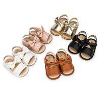 【hot】！ Infant Baby Shoes New Sandals Leather Rubber Sole Anti-Slip Newborn Crib