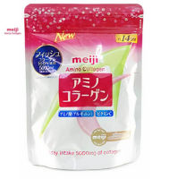 Meiji Amino Collagen 98g.[แพ็คเกจใหม่]  เมจิ คอลลาเจน 5000มก. ชนิดซองเติม