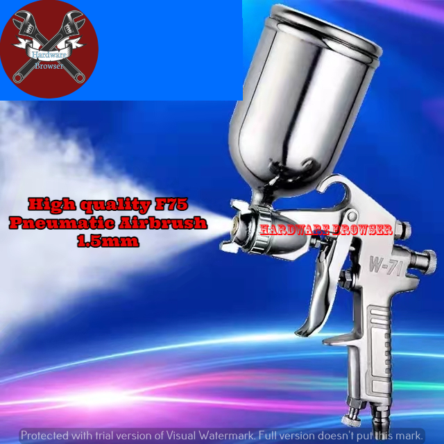 5011 High quality F75 Pneumatic Airbrush 1.5mm Nozzle Automotive ...