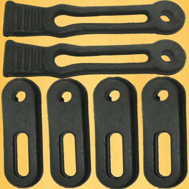 【In Stock】 btu644 RUBBER HOOD DOOR STRAP LATCH KIT FIT YAMAHA RHINO 700 660 450 ALL YEARS