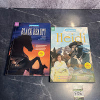 หนังสือ (มือสอง) หนังสือสำหรับพัฒนาทักษะการอ่าน 2 ภาษา Black beauty ม้าแสนรูั + Heidi ไฮดี้