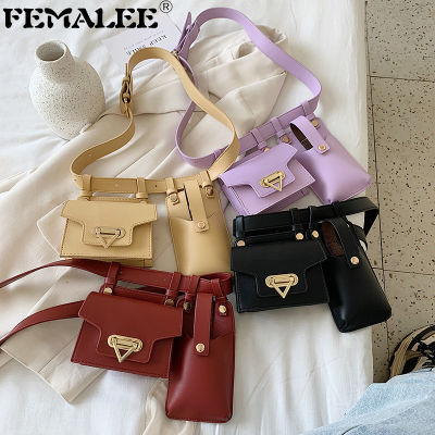 Ins Chic Fanny Pack Women PU Leather Waist Belt Bag Girls Crossbody Bags Phone Purses luxury handbags Fashion designer chest bag