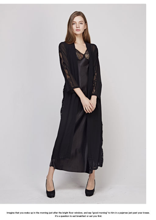 sexy-sling-dress-sleeping-robe-two-piece-faux-silk-sleepwear-women-elegant-lady-lace-long-sleeve-nightgowns-bathrobes-t0008