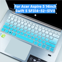 สำหรับ Acer Aspire 5 Swift 5แป้นพิมพ์ป้องกัน SF314-52G-5079 536Y 14 เคสใส่โน๊ตบุ๊ค2020ซิลิโคนบางซิลิโคนแป้นพิมพ์แล็ปท็อปฟิล์มป้องกันฝุ่น