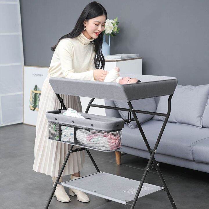Newborn Baby Kids Foldable Diapers Changing Table Folding Type Pampers