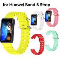 Gelang jam silikon olahraga untuk Huawei Band 8 tali gelang pengganti untuk Huawei Band 8 gelang Correa Pulsera aksesoris