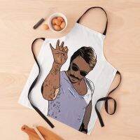 Saltbae Popart MEME ผ้ากันเปื้อน Kitchen Home Products Men Apron Chef Uniform