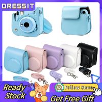 [Ready now] เคสหนัง Pu พร้อมสายคล้องไหล่สําหรับกล้อง Fujifilm Instax Mini 11