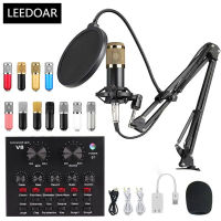 BM800 Professional Microphone Condenser Mic V8 V9 V10 Sound Card PC Computer Audio USB Recording Studio Game Live Broadcast K