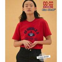 เสื้อยืดแขนสั้น งานปัก-งานป้าย CC-OO DIV NO.12     ( S M L XL ) ผ้า Cotton 100%  แพทเทิร์นทรงตรงสวมใส่ได้ทั้งชายและหญิง