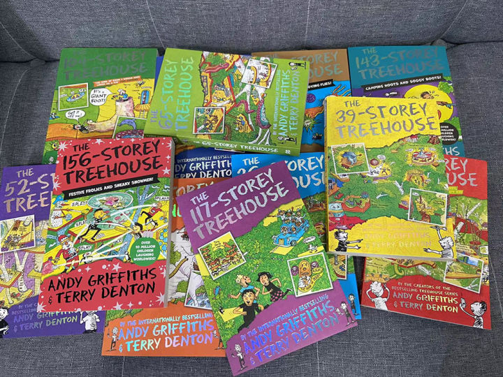 12-books-set-the-storey-treehouse-book-interesting-story-book-childrens-picture-english-book-kids-reading