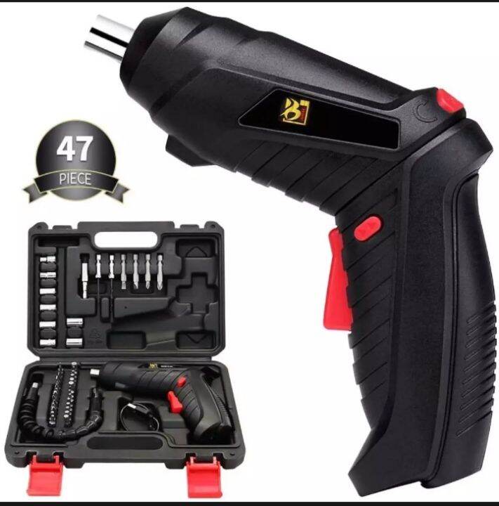 47 in 1 Cordless Screwdriver, Rechargeable Electric Screwdriver Set