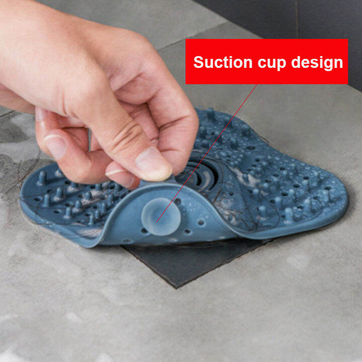 2Pcs/set Antiblocking Hair Catcher Hair Stopper Plug Trap Shower Floor