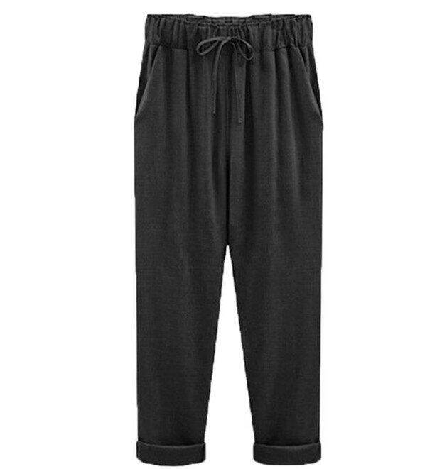 womens-casual-pants-linen-harem-wide-leg-trousers-muti-color-daily-casual-loose-slacks-cotton-harem-pants-ouc259