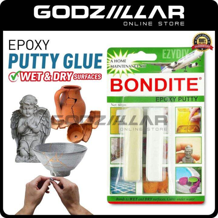 Bondite Epoxy Putty Glue (60gm) Your Ideal Home Maintenance Kit Lazada