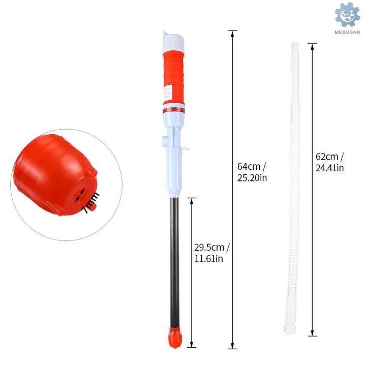 M&S Electric Siphon Pump BatteryOperated Fuel Oil Water Transfer Pump