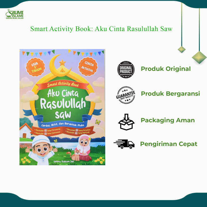 Buku Cerita Anak - Smart Activity Book: Aku Cinta Rasulullah Saw - Ummu ...