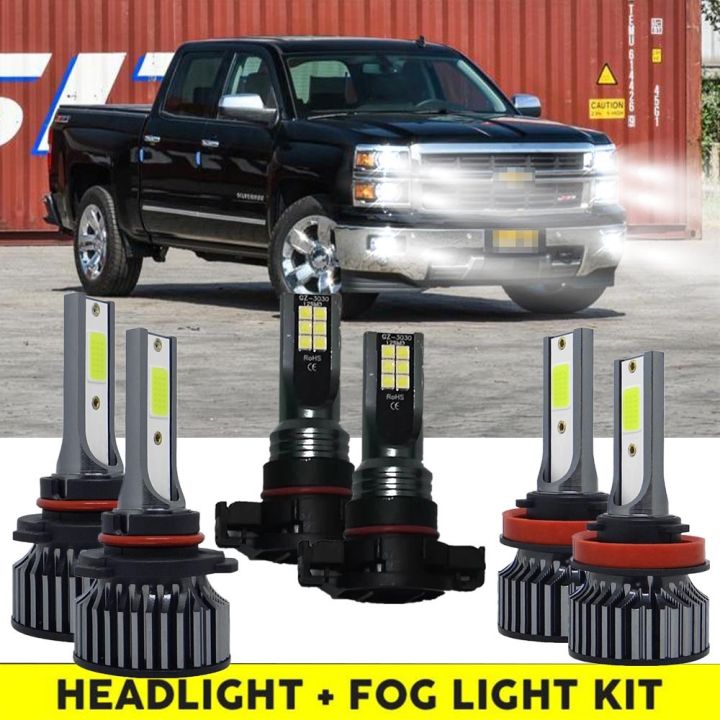 new-ไฟสปอร์ตไลท์-led-สําหรับ-07-13-chevy-silverado-1500-2500hd-3500hd