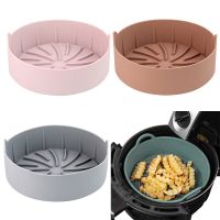 896A Non Stick Air Fryer Basket Baking Pad Silicone Pot Durable Kitchen Supplies