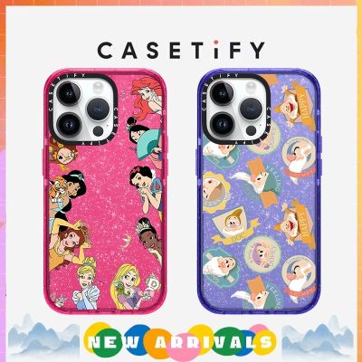 【Flash Pink 】casetify เคสโทรศัพท์มือถือแบบนิ่ม ใส กันกระแทก ลาย The Dwarf and The Fairy Princess สําหรับ IPhone 14 13 12 11 Pro Max