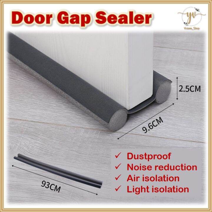 Flexible Door Seal Strip Guard Sealer Stopper Door Weatherstrip Guard